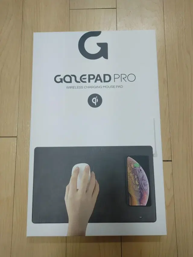 Gaze PAD PRO 게이즈 패드 프로 무선 충전 마우스 패드 미드나잇