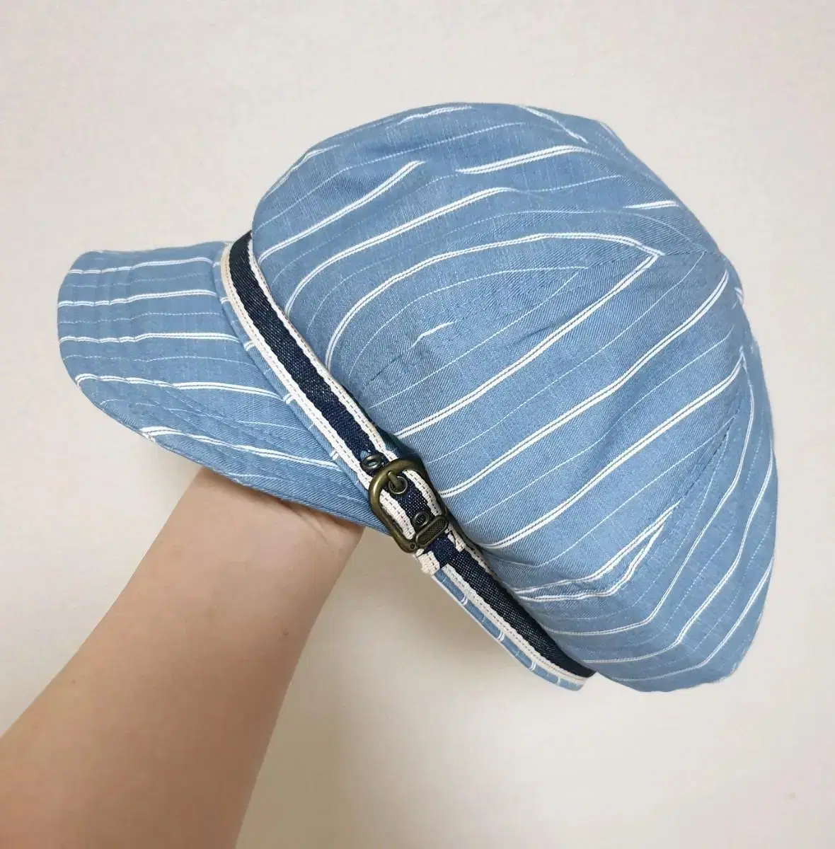 Striped Newsboy Hat Ball Cap