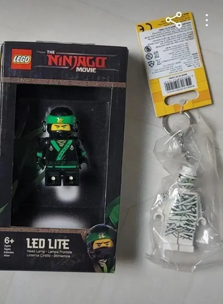 (Unused) LEGO key LED Light Key Holder Farm (Ninja)