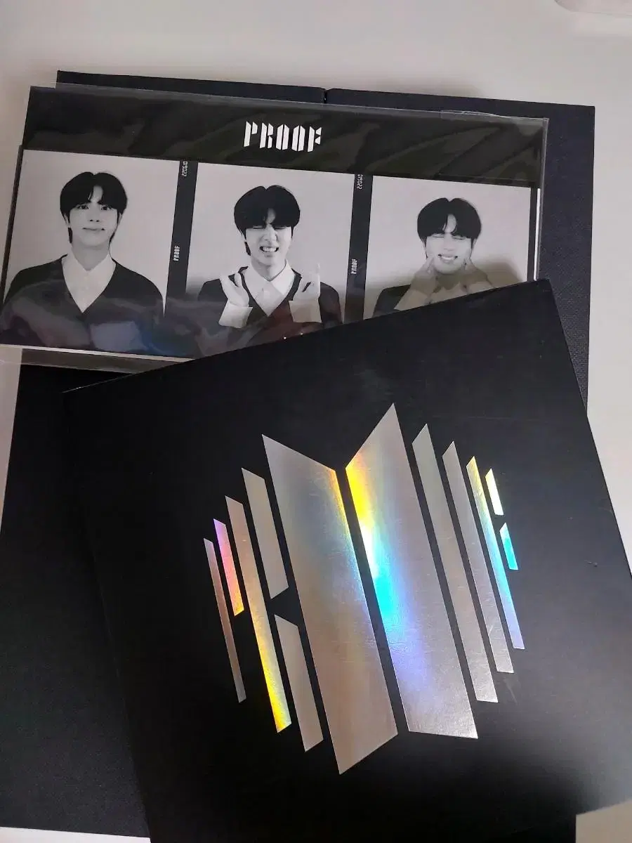 BTS Proof unsealed album set.