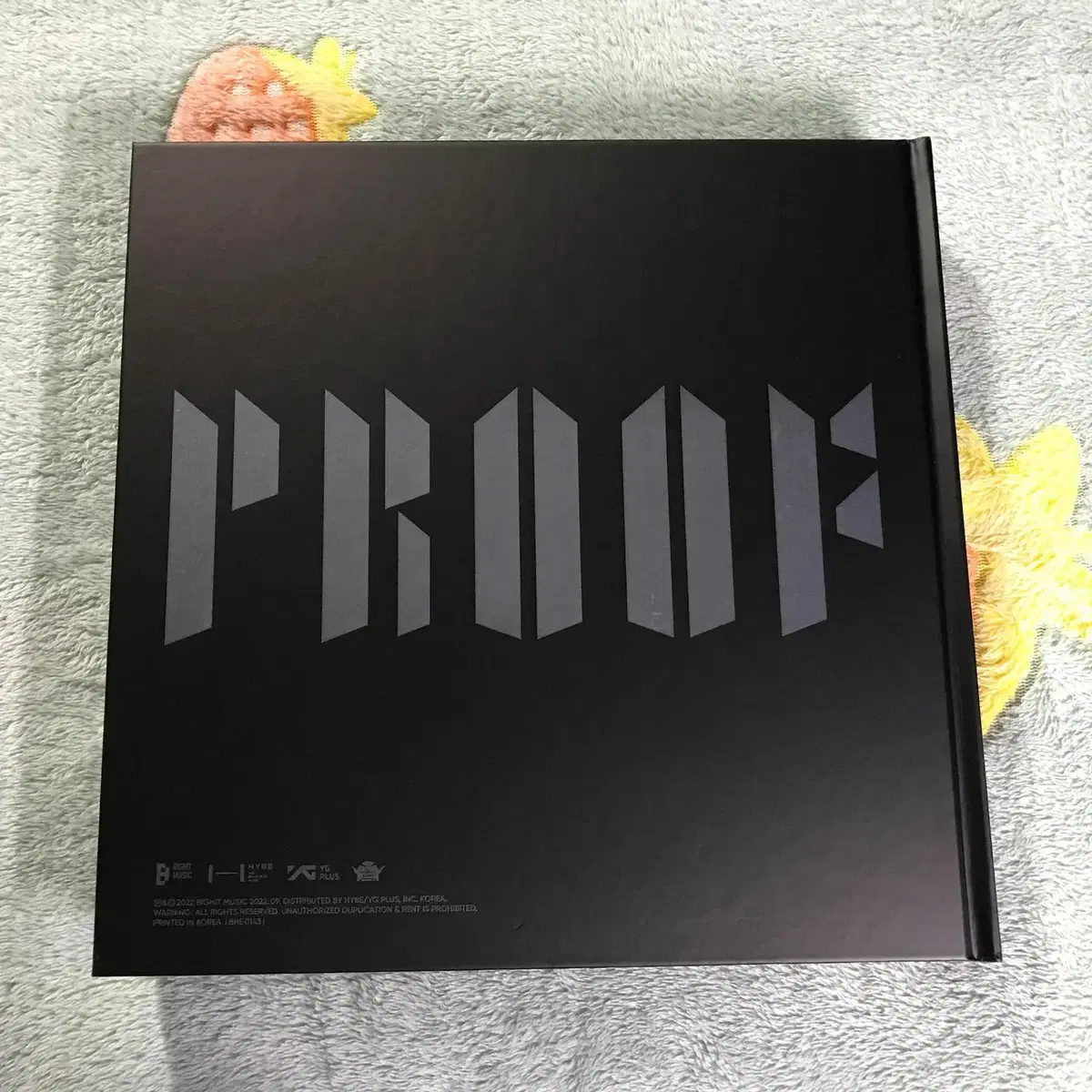 방탄소년단 프루프 콜렉터 proof collector특전포스터+접지포스터