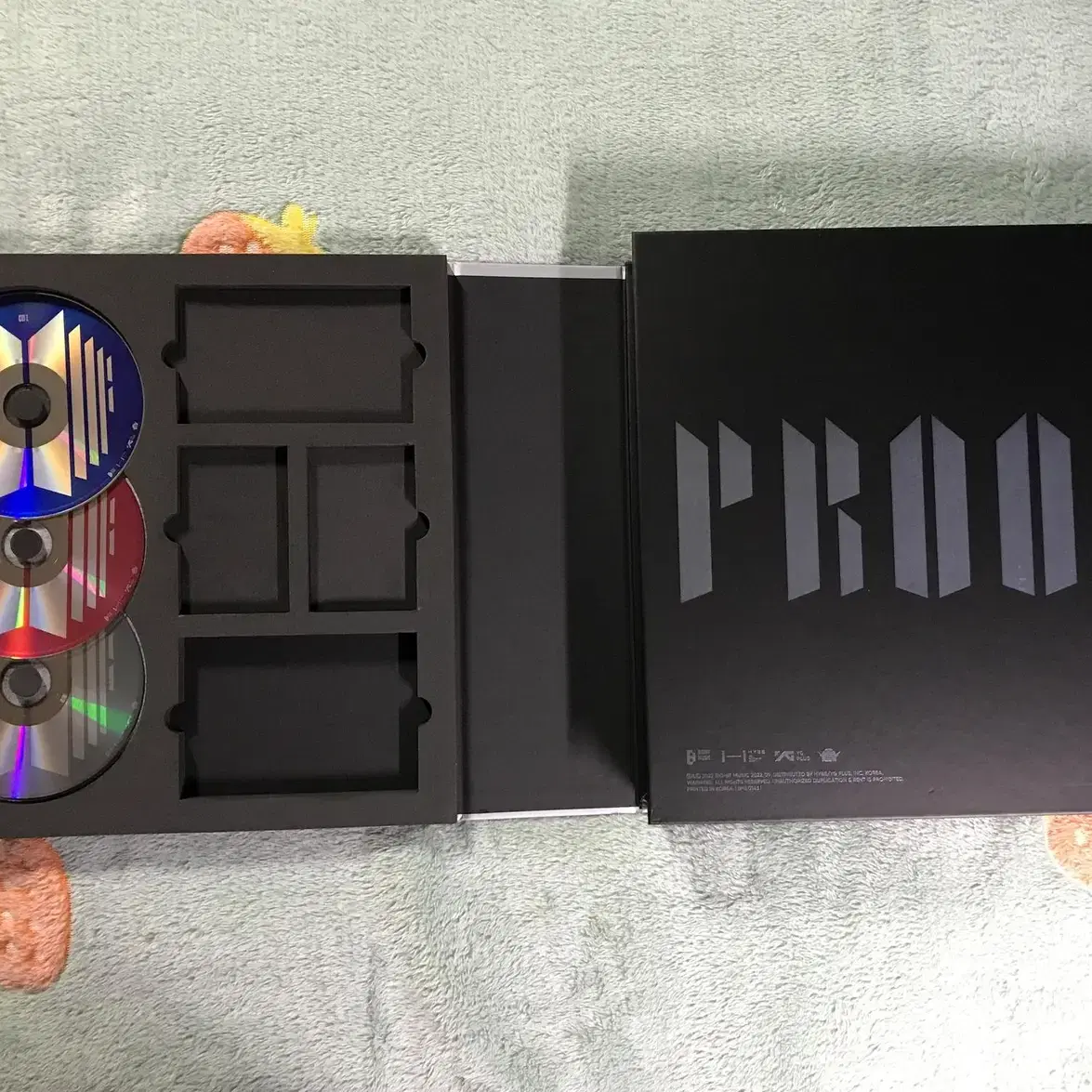 방탄소년단 프루프 콜렉터 proof collector특전포스터+접지포스터