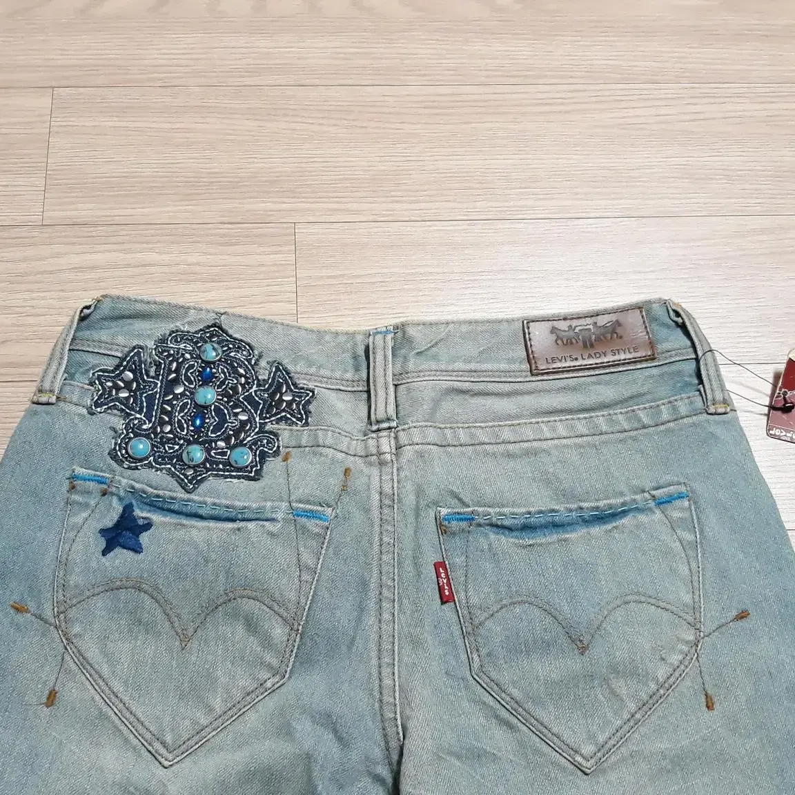 (새상품) 청바지 리바이스 LEVIS 데님 데미지 주얼