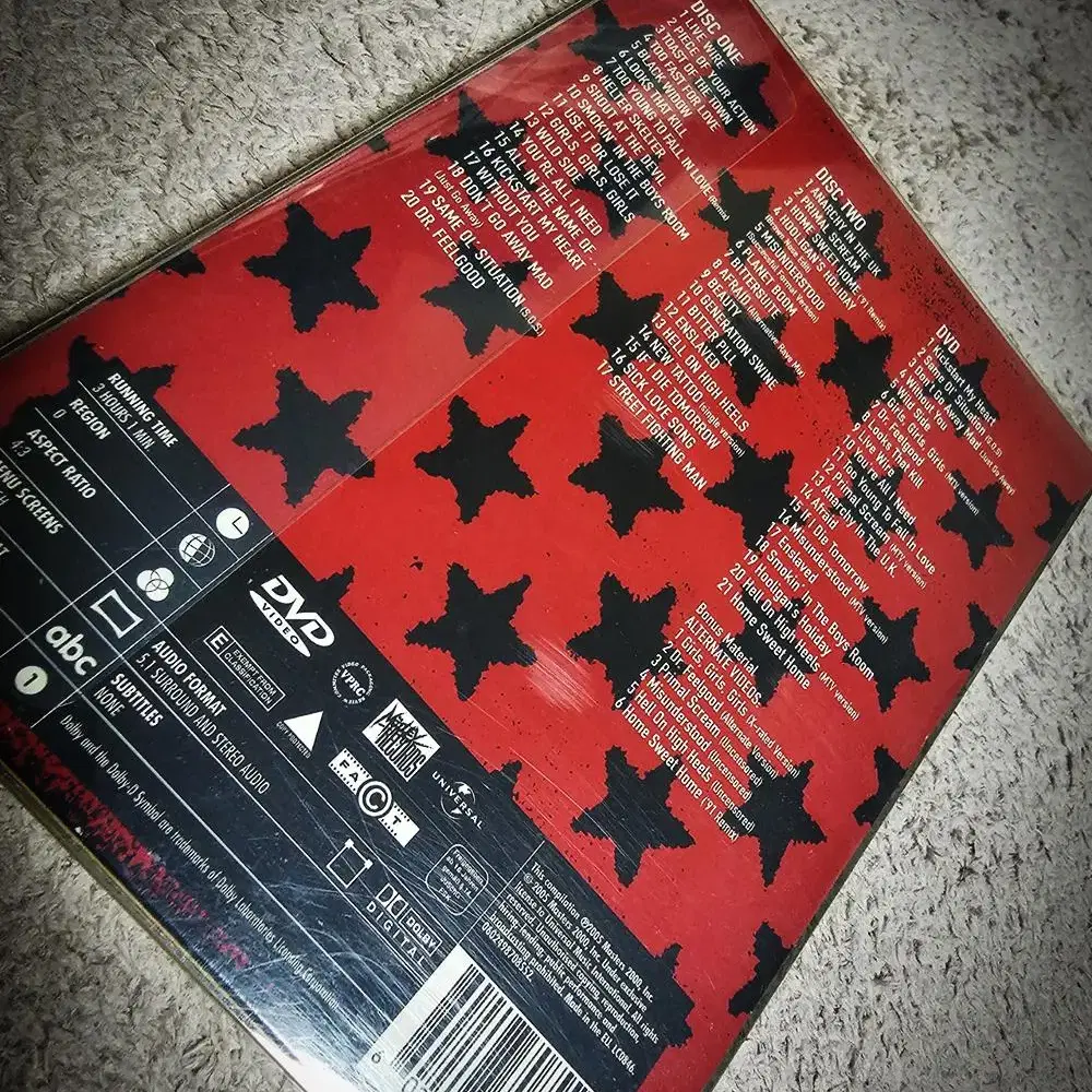 머틀리크루 - Red,White & Crue (2CD+DVD) 수입A+