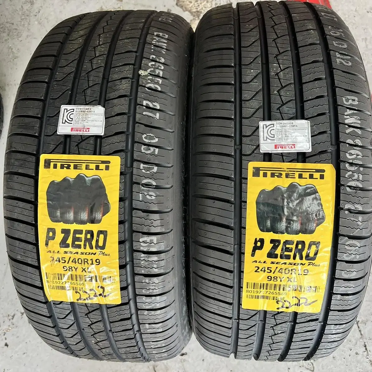 [새상품]2454019피렐리타이어 피제로 올시즌플러스 245/40R19