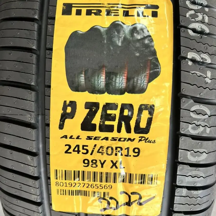 [새상품]2454019피렐리타이어 피제로 올시즌플러스 245/40R19