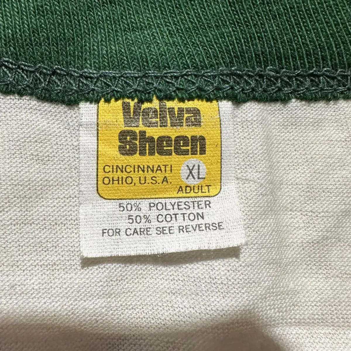 [MADE IN USA] VELVA SHEEN 프린팅 링거 티셔츠