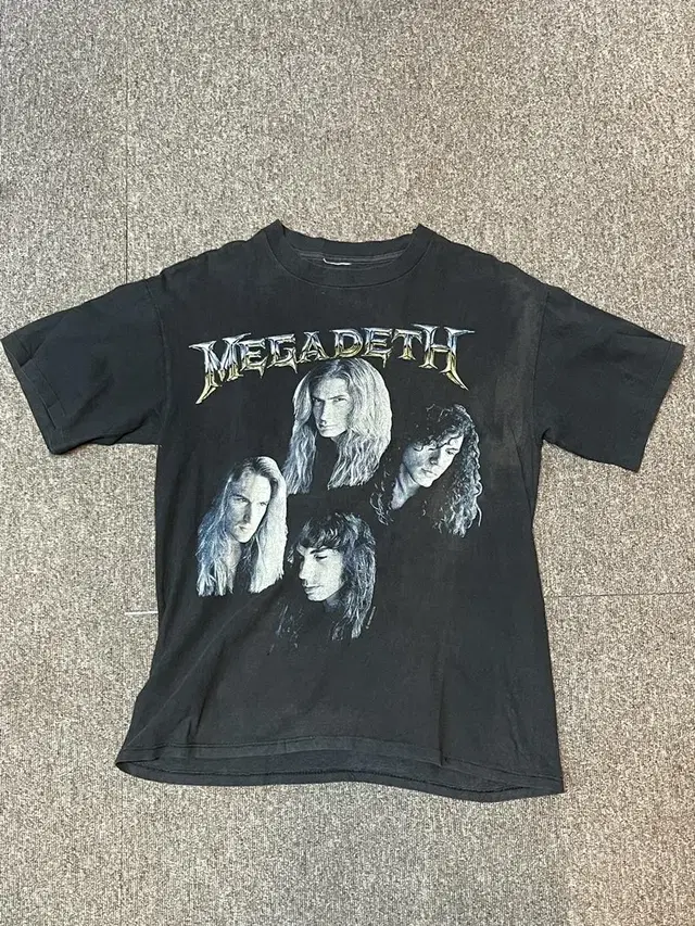 1992년 빈티지 Megadeath 밴드 티셔츠