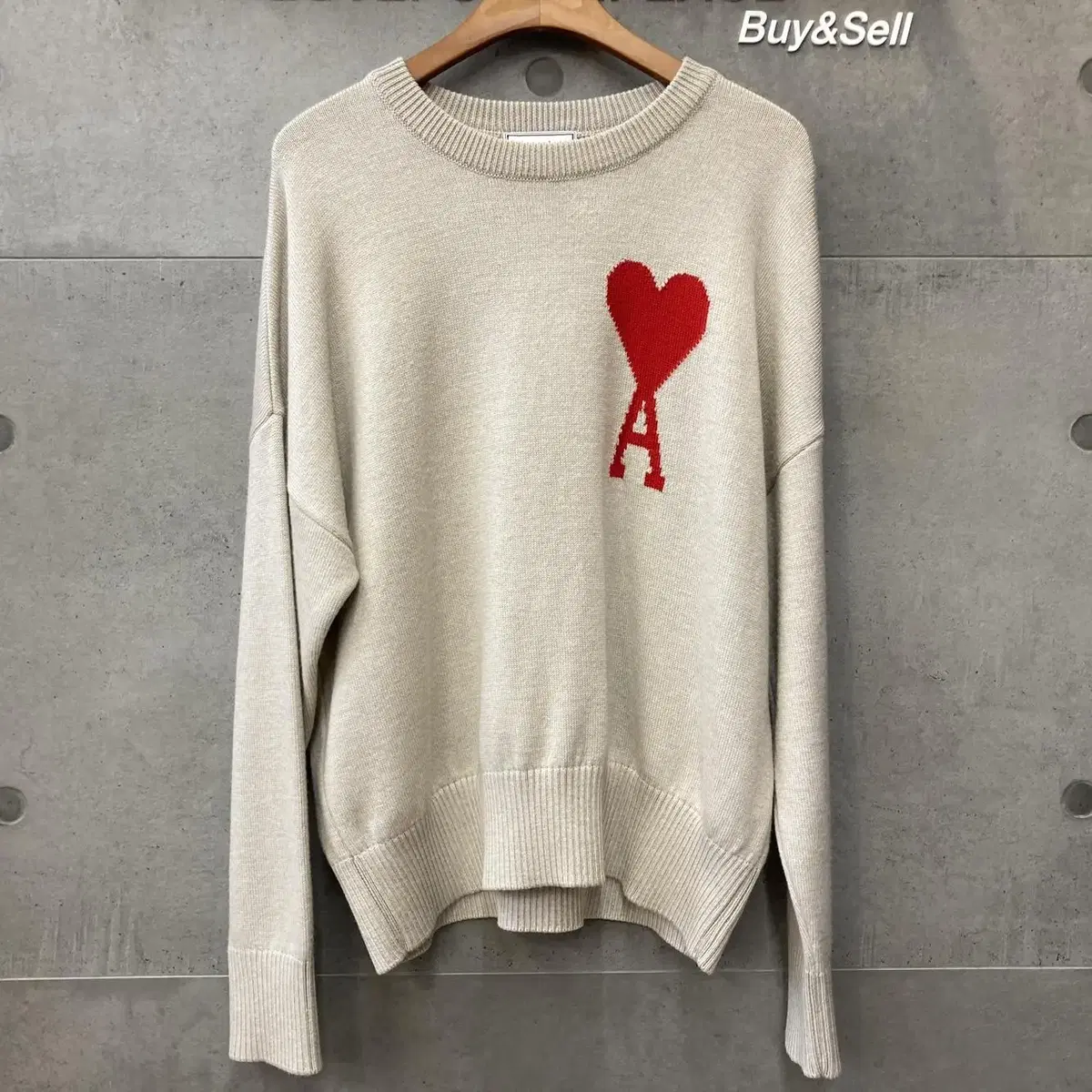 Army Heart Logo Crewneck Knit D041102