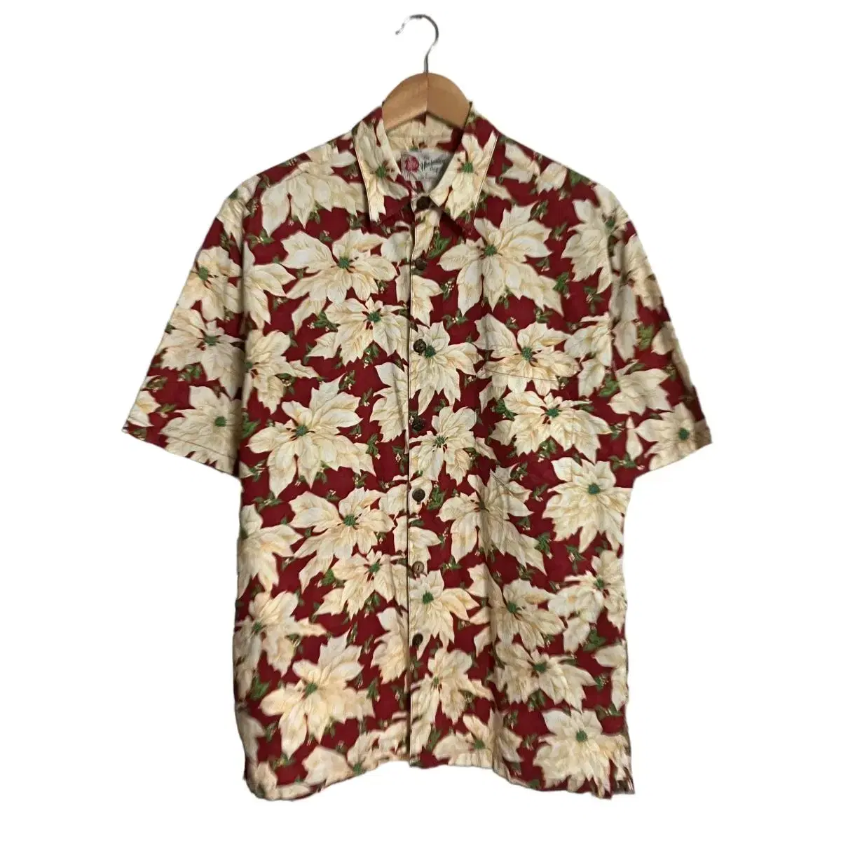 Hawaiian Original Vahn Short-Sleeved Shirt M Vintage Patterned Men's Shirt