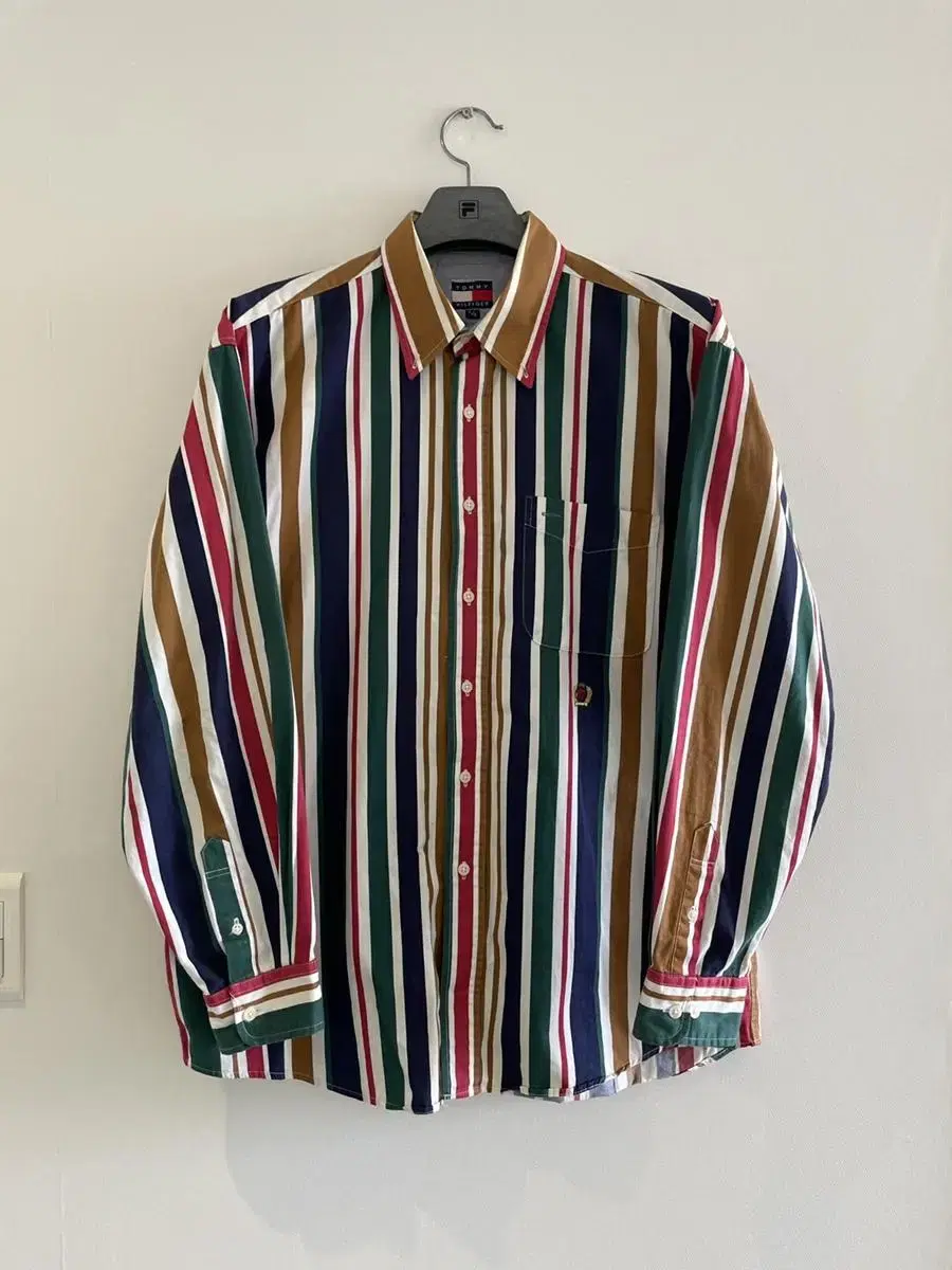 Tommy Hilfiger Striped Colorblocked Shirt