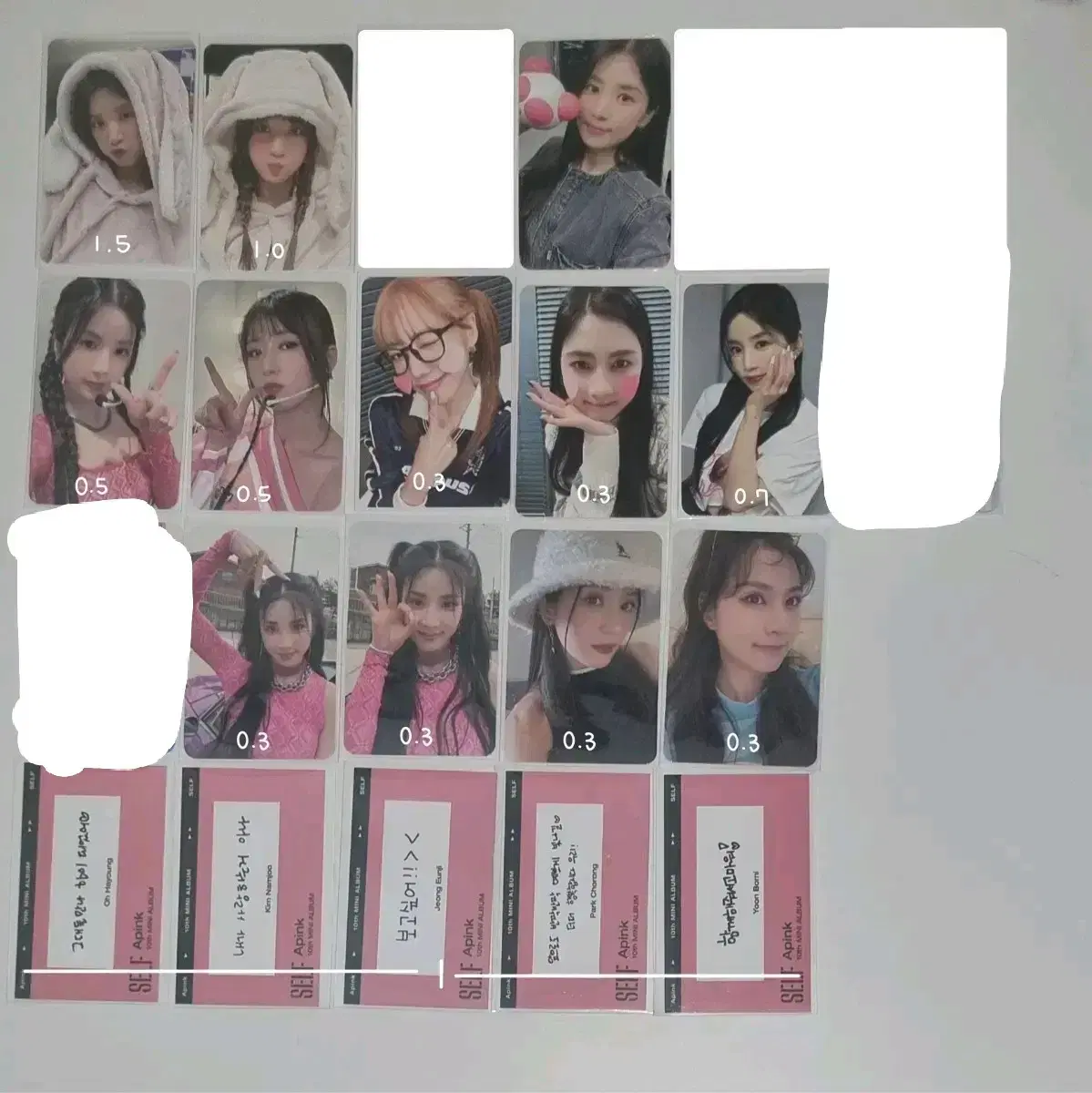 apink dandy unreleased photocard album photocard