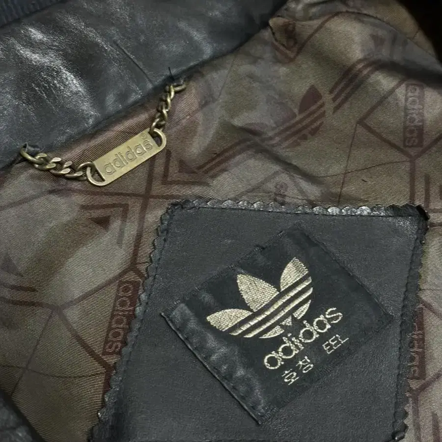 Adidas original cow leather jacket