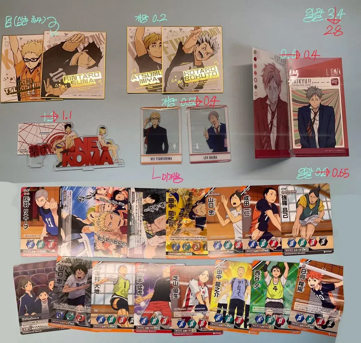 Nekoma zuu haikyuu Goods bulk Dispositions