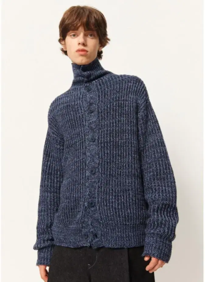 L) Afterpray Shod Intarsia Knit Cardigan Lavender