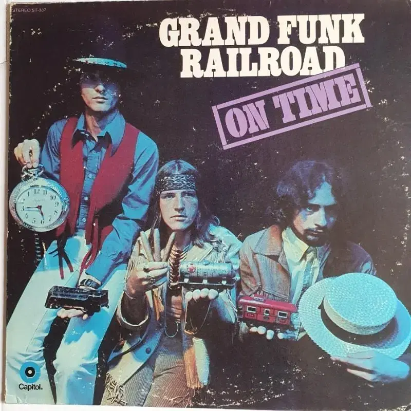 GRAND FUNK RAILROAD - ON TIME LP 미국초반