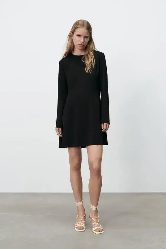 [New] ZARA Skater A-line mini ONEPIECE Ssize