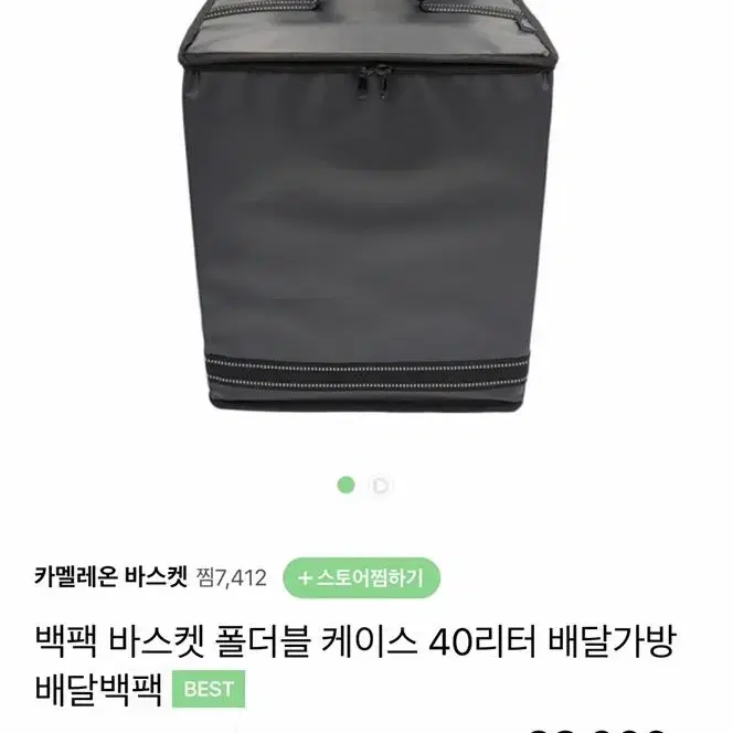 카멜레온 배달 접이식 백팩