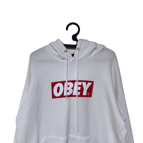 [100] OBEY 오베이 박스로고 후드티셔츠