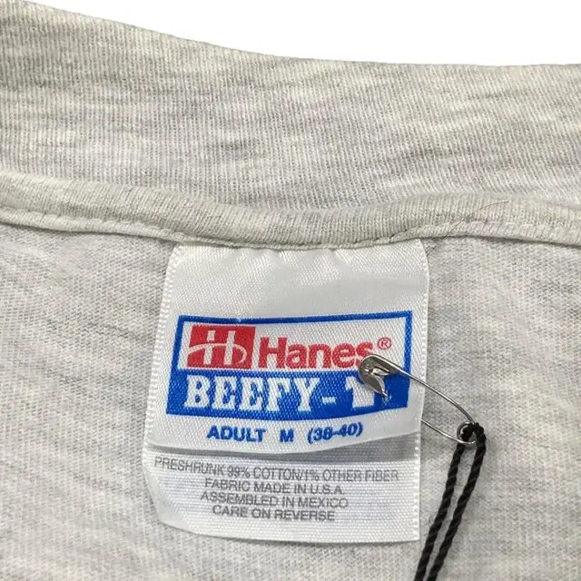 90's HANES 빈티지 프린팅 반팔 티셔츠