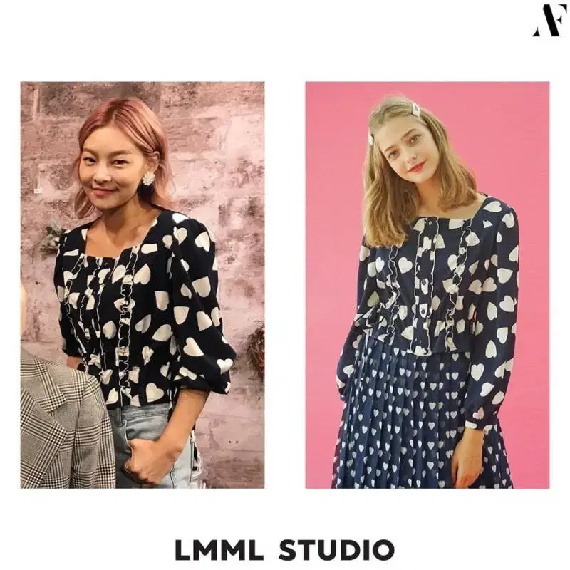 lmmlstudio 스퀘어넥 블라우스