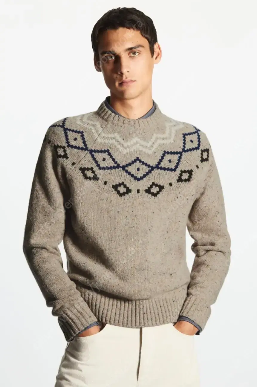 COS Fair Isle Merino Wool Knit