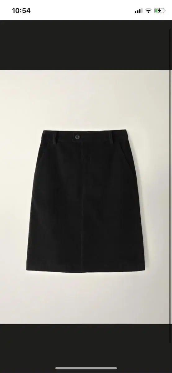 낫띵리튼 fine corduroy half skirt 파인 코듀로이 하프