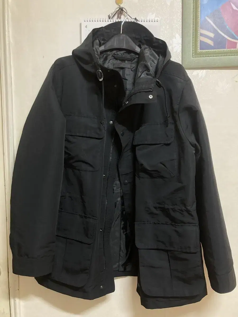 UNIQLO Military Jacket Black XL