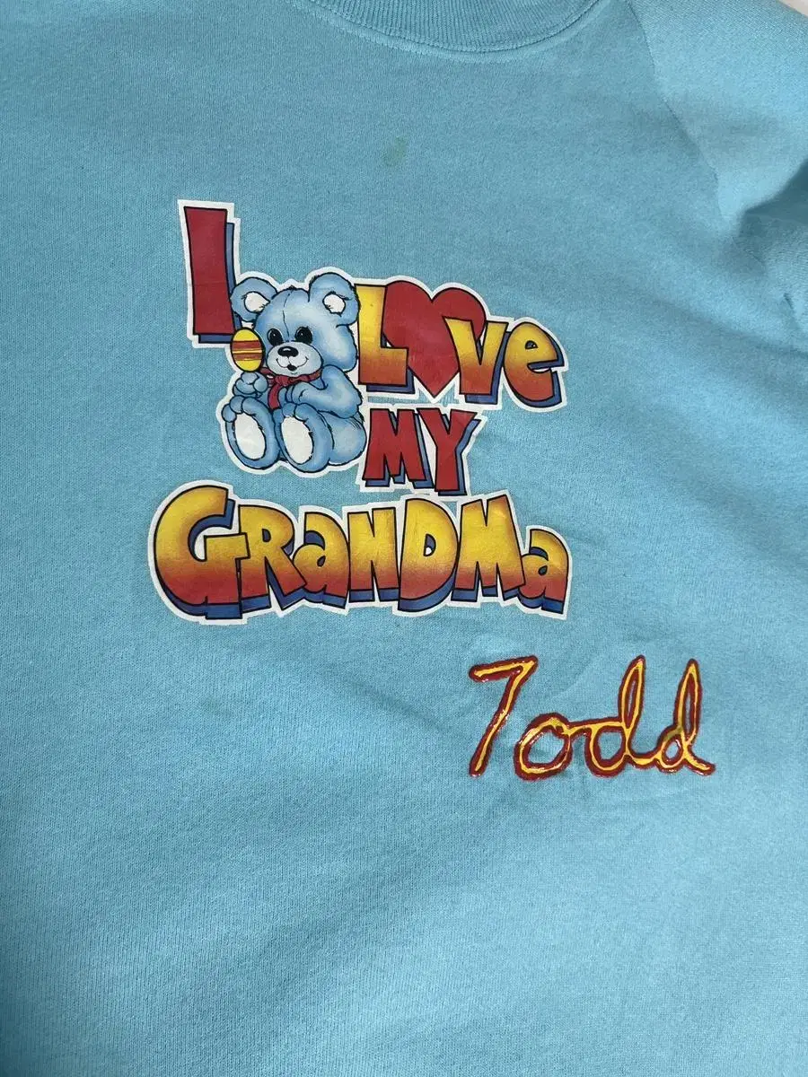 90s usa i love grandma 스웨트셔츠