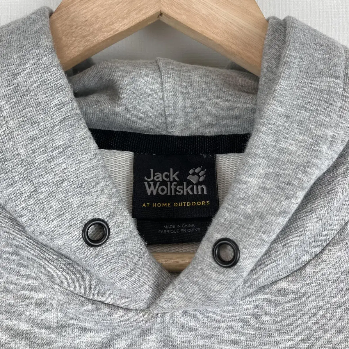 JACK WOLFSKIN 그레이 후드 빈티지 구제 a191