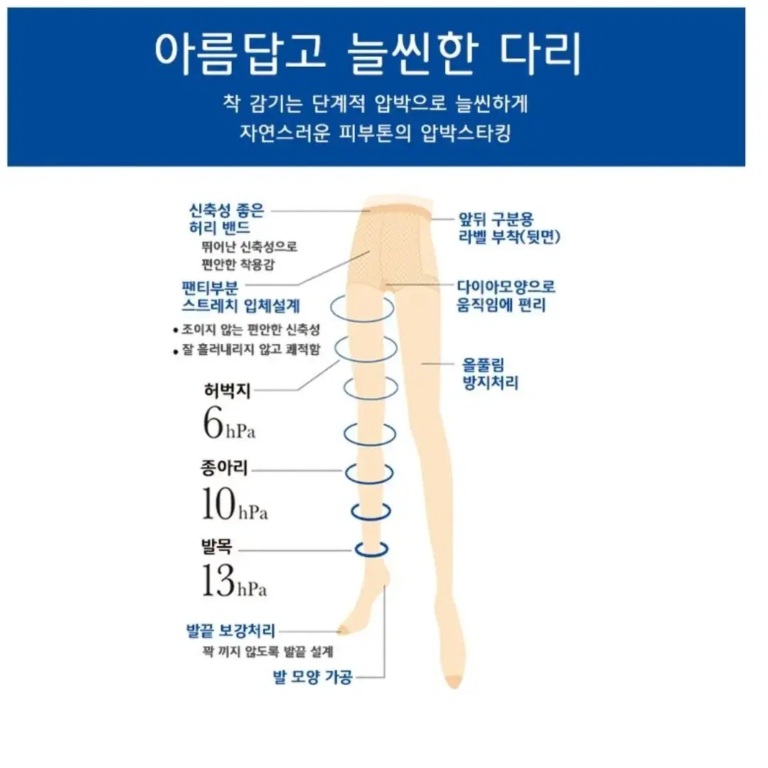 군제스타킹 사브리나 쉐이프 핏