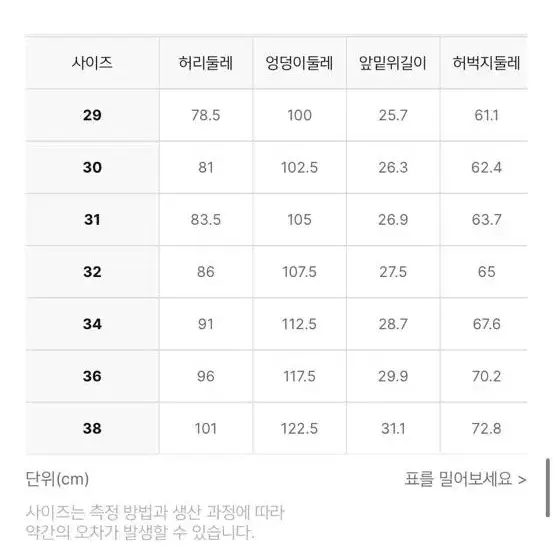 탑텐 / 테이퍼드 데님