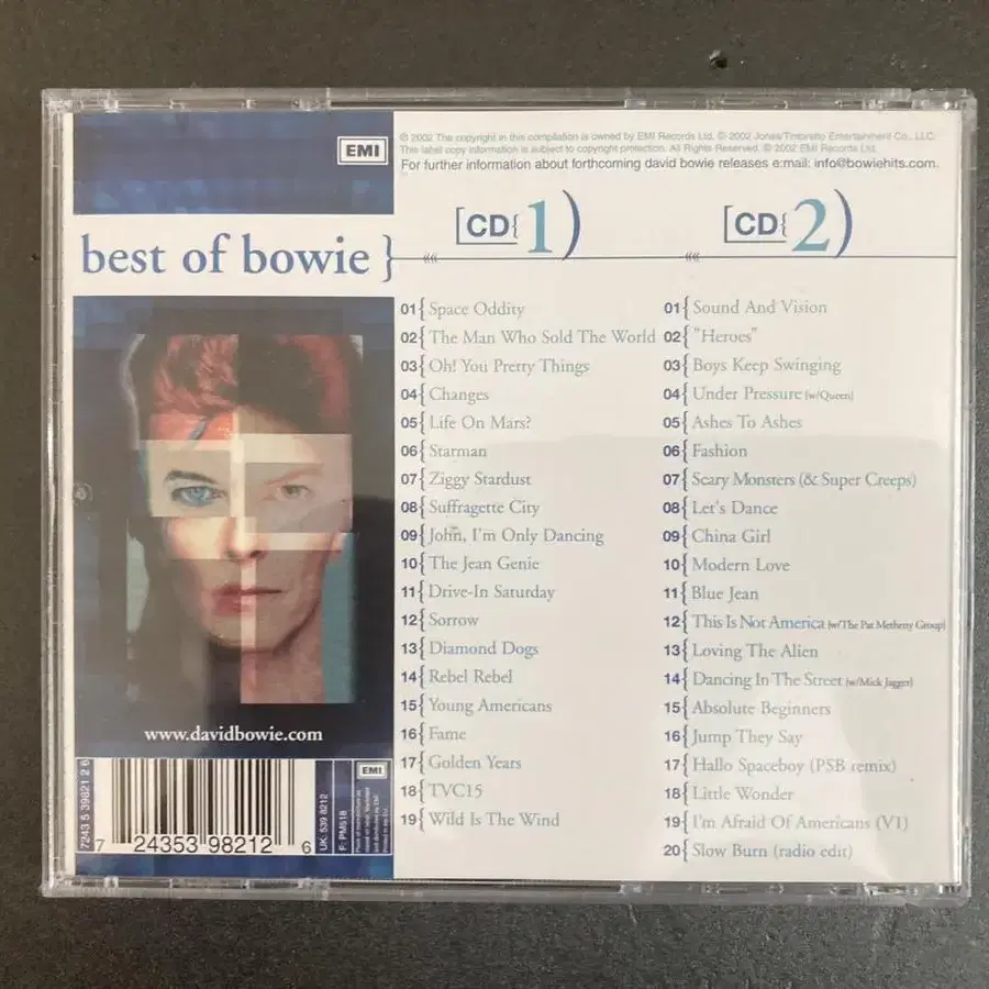 데이빗 보위-Best Of Bowie 수입CD