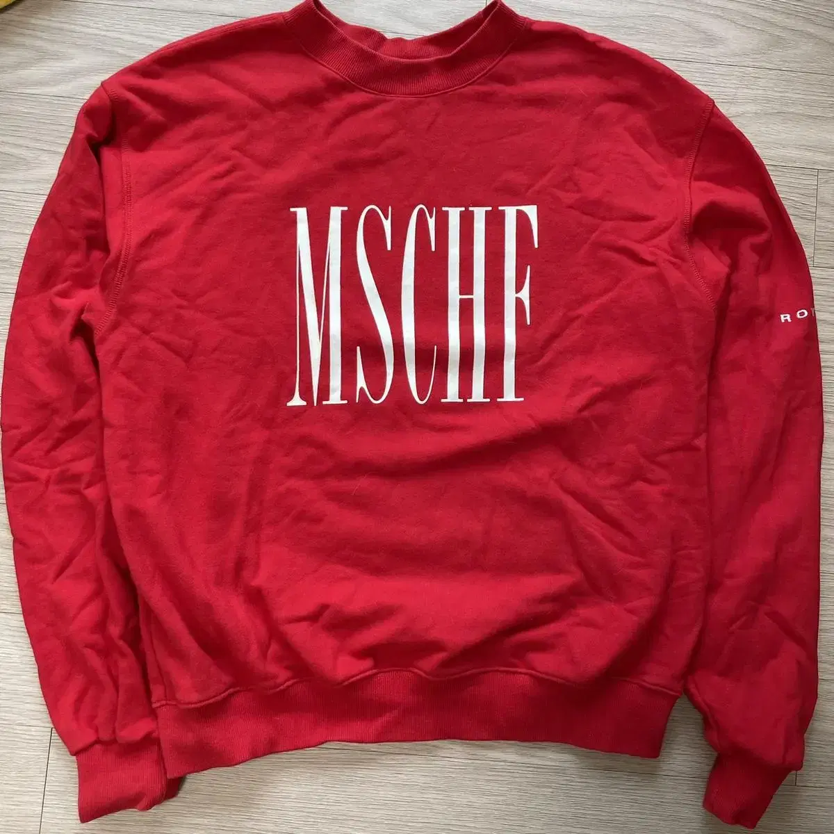 미스치프 17ss 맨투맨 MSCHF