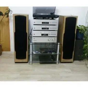 인켈 중형 4단, 셔우드 스피커, 턴테이블 ( Max 100w+100w