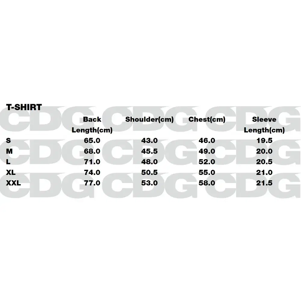 CDG 반팔 티셔츠 꼼데가르송 로고 [무료 선물포장]