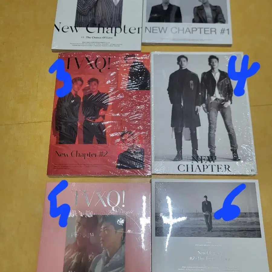 앨범 7장+ 슬로건 2개 운포 3.3만원 동방신기 new chapter