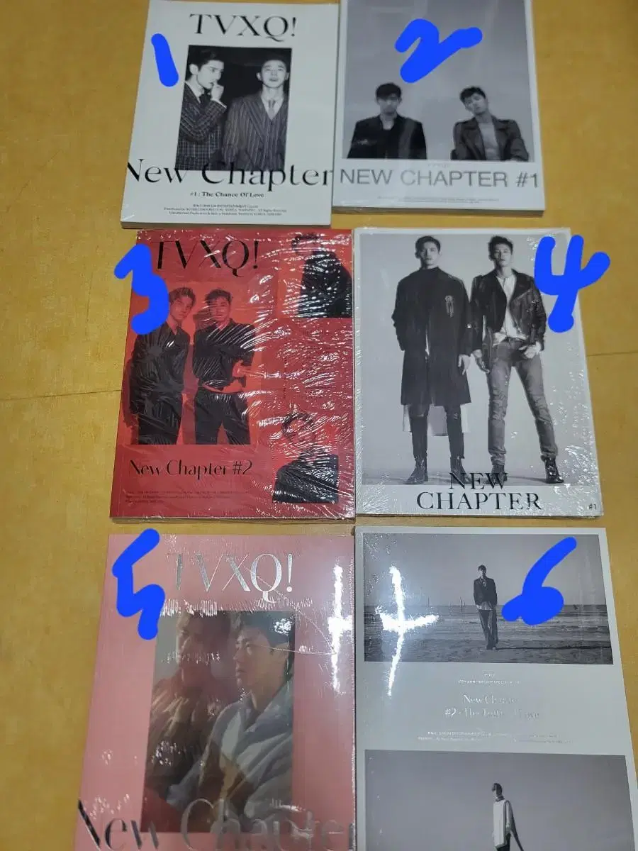 앨범 7장+ 슬로건 2개 운포 3.3만원 동방신기 new chapter