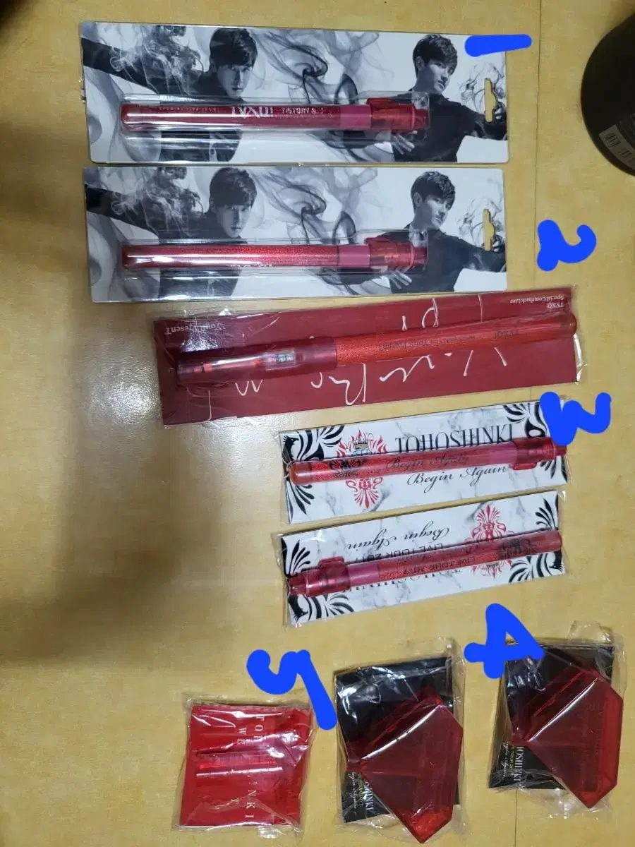 5 kinds 40,000 won tvxq Lightstick, T-holder