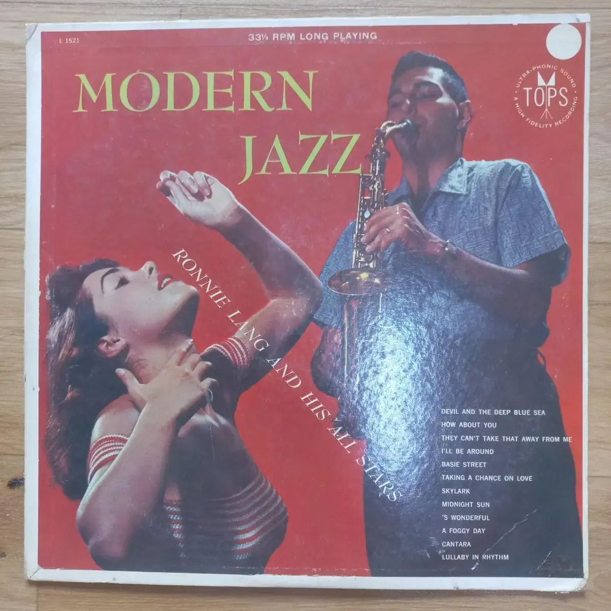 Lp중고 MODERN JAZZ RONNIE LANG 음반 판매합니다.