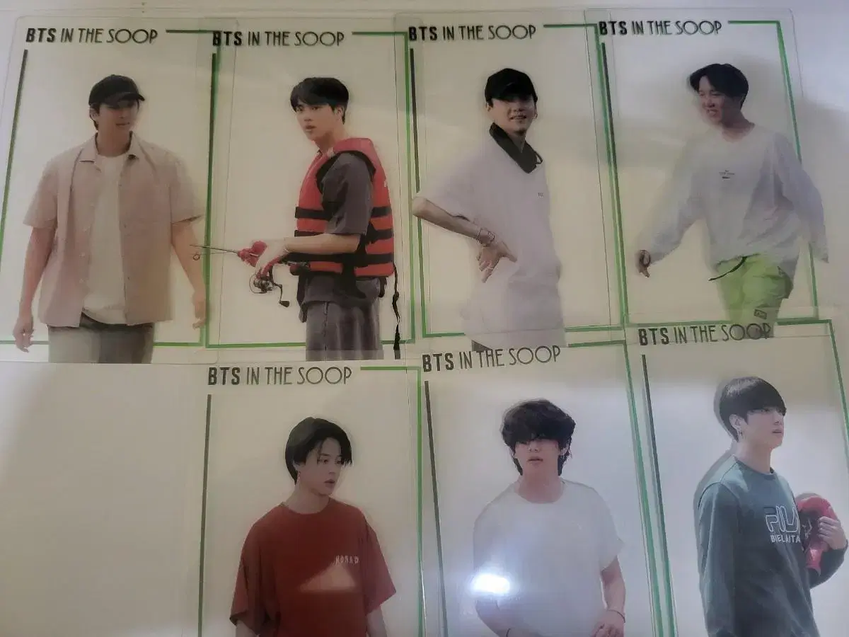 Sells bangtan in-the-woods transparent photocard