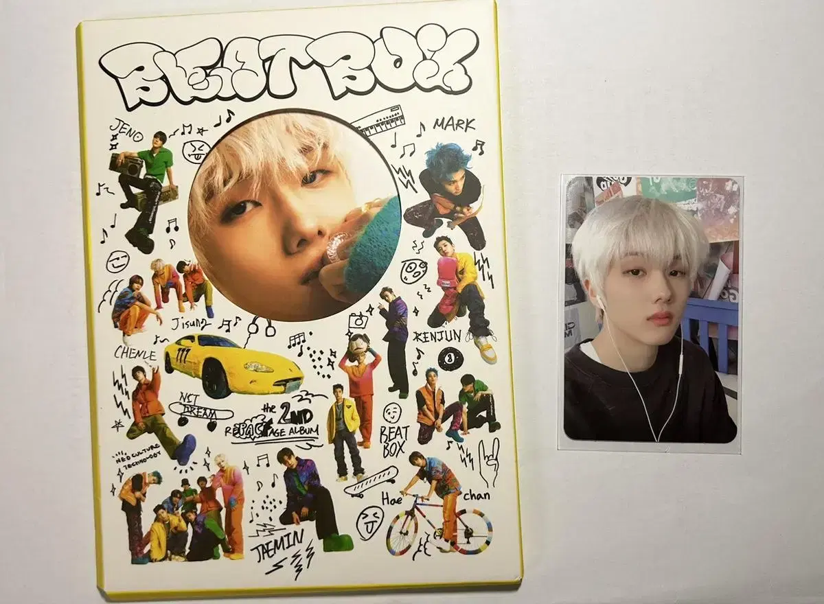 NCT nct Dream jisung Beatbox Postcard Book Earphones photocard sell WTS