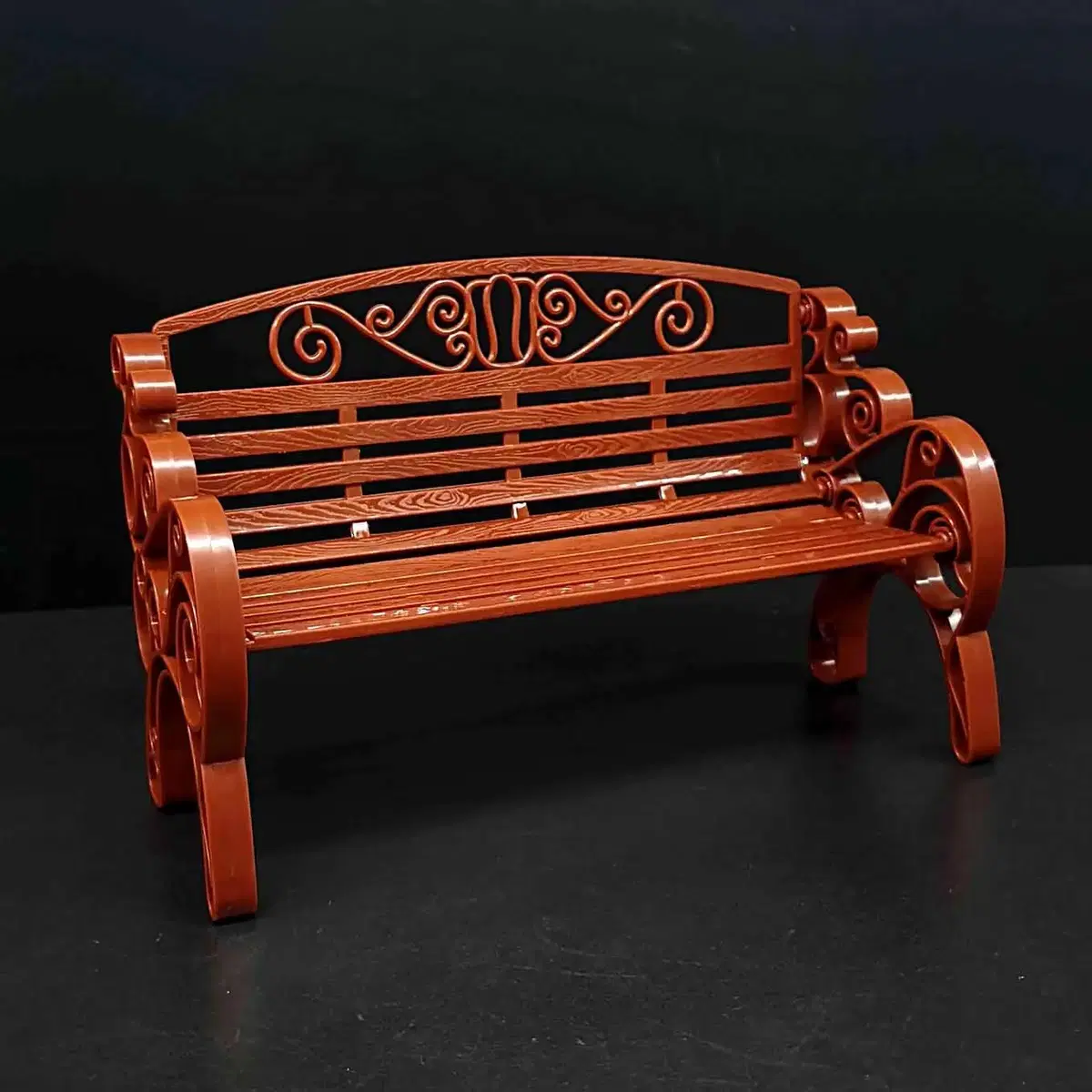 Figurine Brown Bench Chair for 12" (Hot Toys compatible)