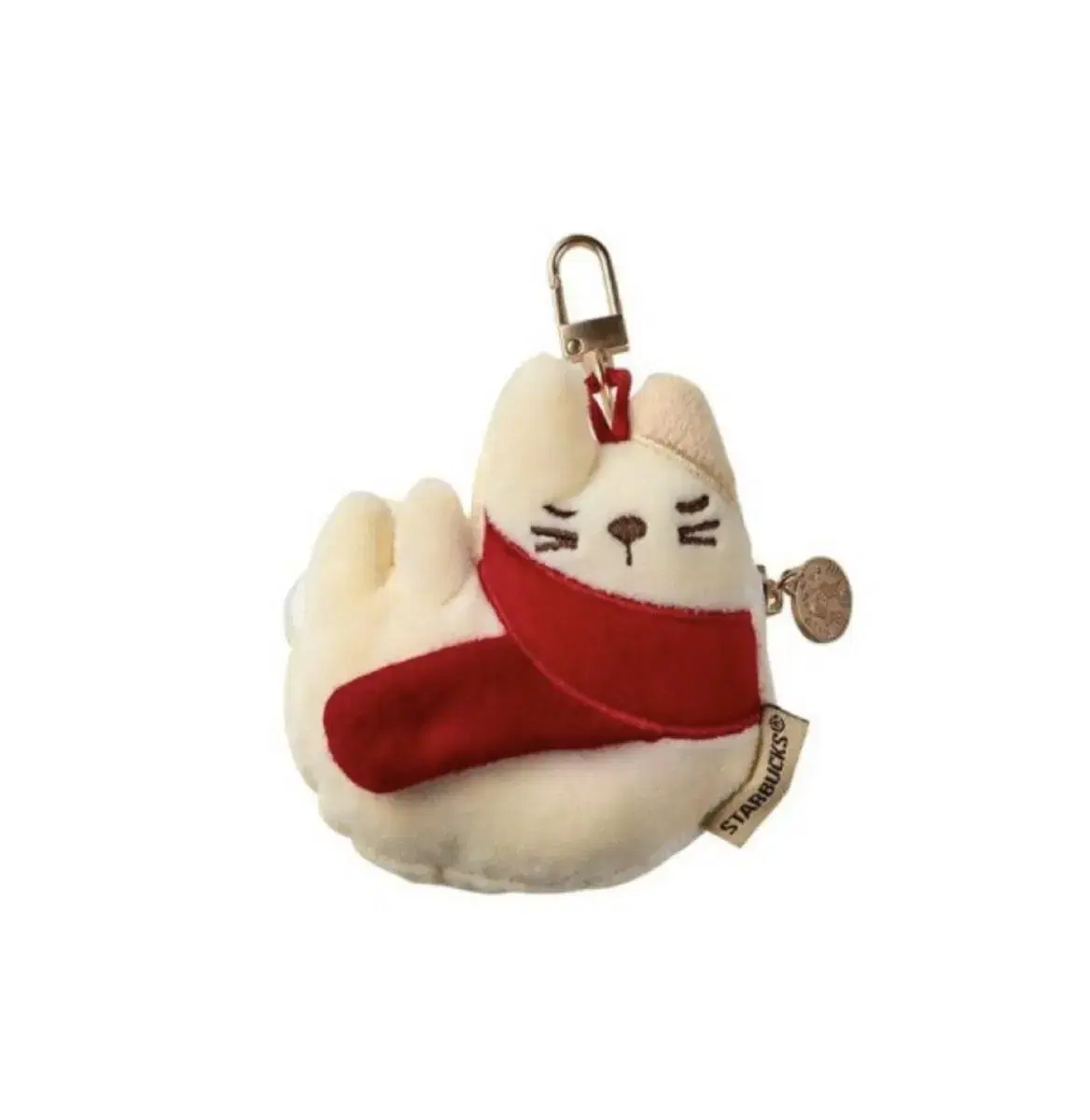 Starbucks Holy Cat Sleeping key chain (new)