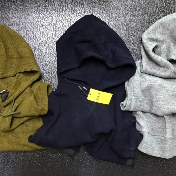 Tokio select shop hood vest 카키, 네이비, 그레이