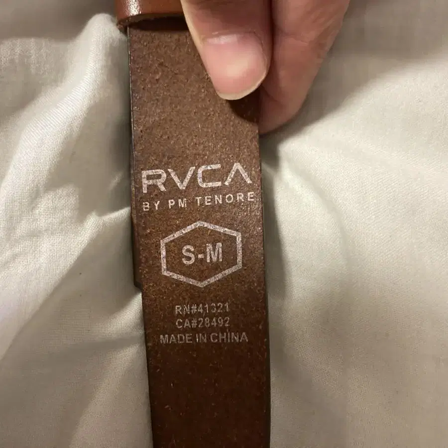 RVCA Genuine leather 가죽벨트