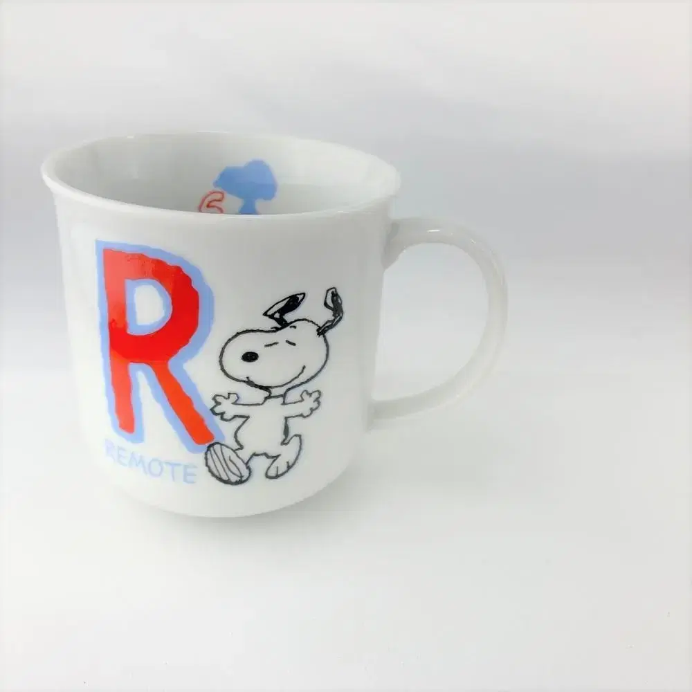 PEANUTS X SNOOPY 피너츠 스누피 리모트 R 머그컵 A449