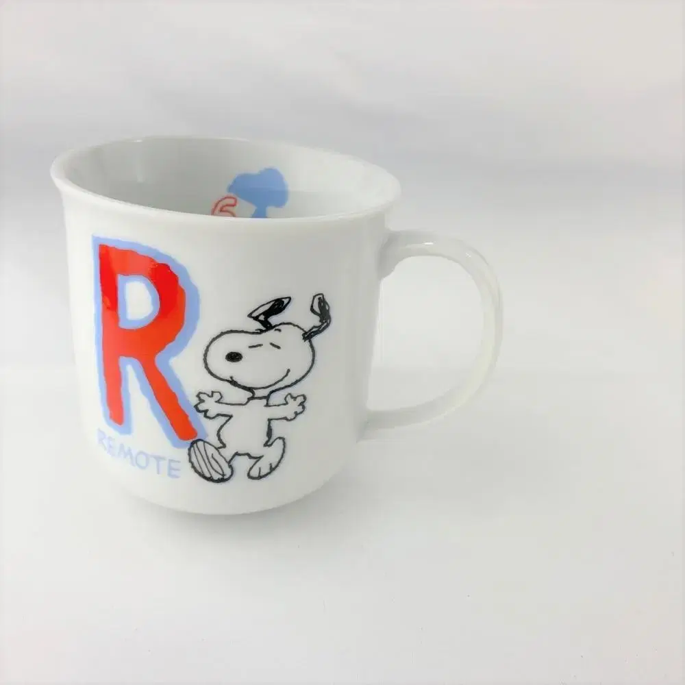 PEANUTS X SNOOPY 피너츠 스누피 리모트 R 머그컵 A449