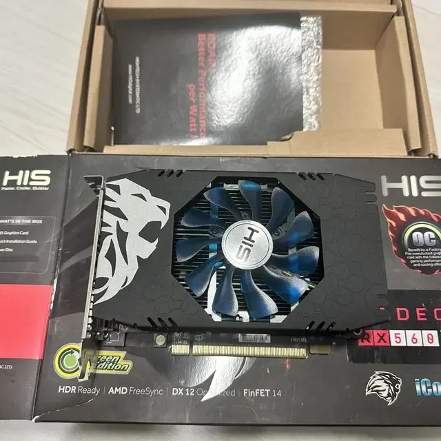 Rx560 2GB 부품용?