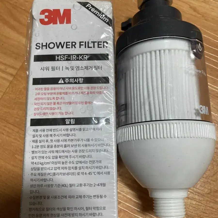 3M 프리미엄 샤워필터 + 샤워기필터 리필 3P